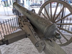 Cannons of Savannah Georgia, on the Savannah Hidden History Tour