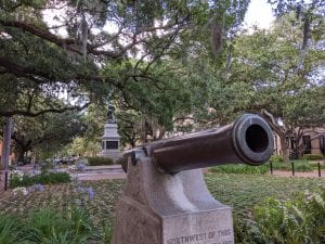 Savannah Hidden History Tour - watch where you point that thing
